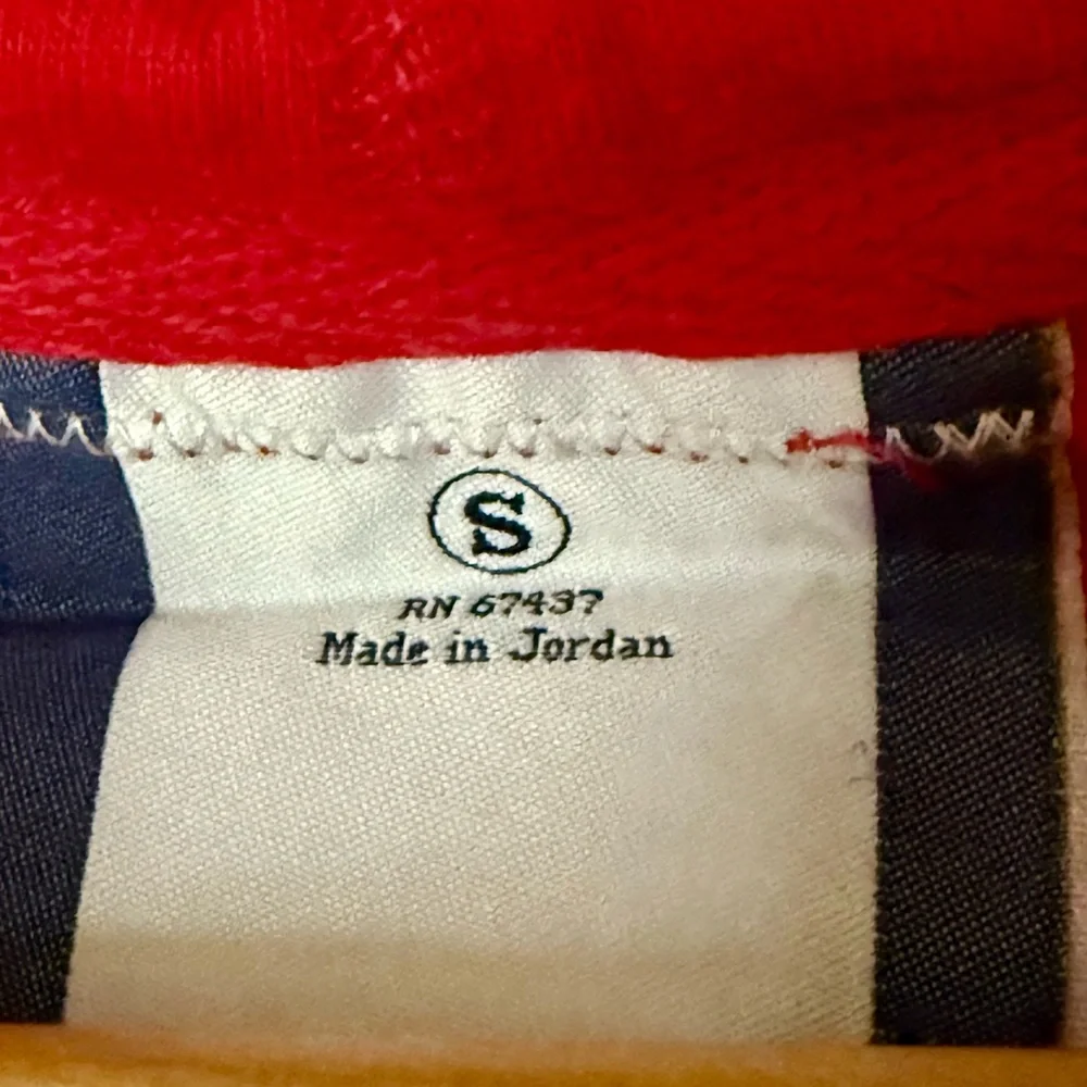 Ralph Lauren Polo Jeans Red Hooded Pullover Sweatshirt Y2K Women Junior Crop - Picture 5 of 6